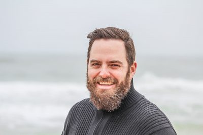Smiling man with beard